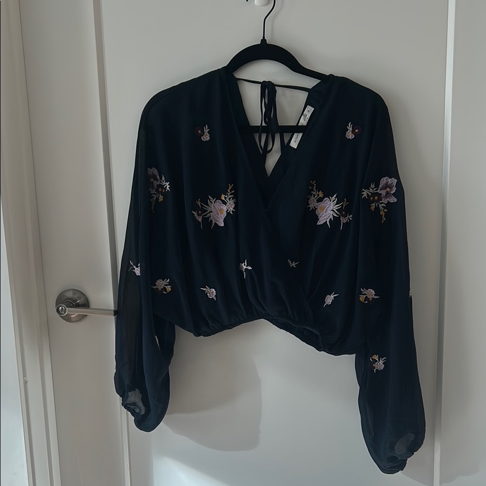 Floral Embroidered Blouse